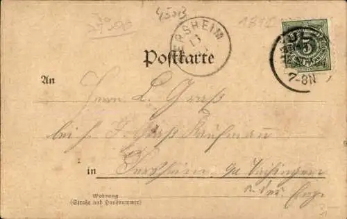 Ak Ulm an der Donau, Rathaus