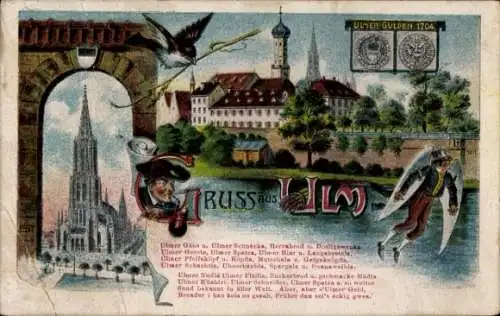 Ak Ulm an der Donau, Münster, Ulmer Gulden