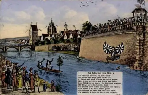 Künstler Ak Ulm an der Donau, Schneider von Ulm