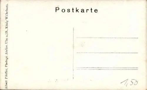 Ak Ulm an der Donau, Rathaus, Wappen