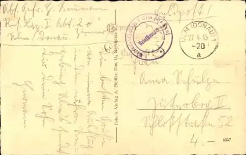 Ak Ulm an der Donau, Zundeltor