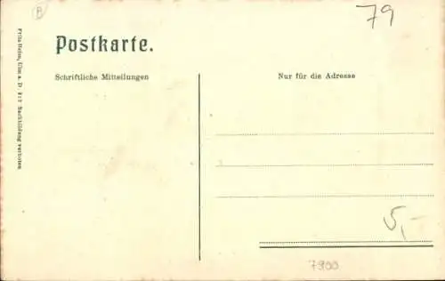 Ak Ulm an der Donau, Blau, Klein-Venedig