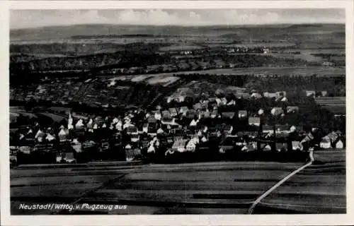 Ak Neustadt an der Rems Waiblingen in Württemberg, Fliegeraufnahme