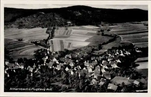 Ak Almersbach im Westerwald, Fliegeraufnahme