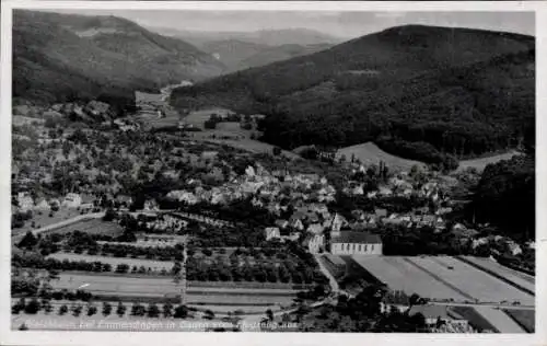 Ak Bleichheim in Baden Herbolzheim im Breisgau Schwarzwald, Fliegeraufnahme