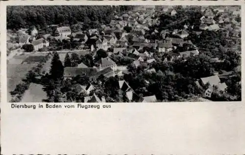 Ak Diersburg Hohberg im Schwarzwald Baden, Fliegeraufnahme