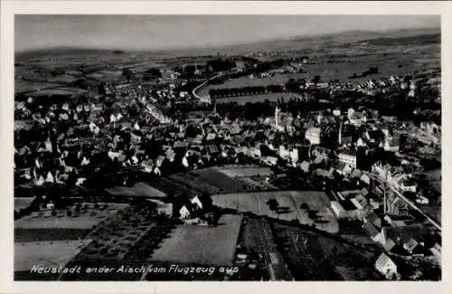 Ak Neustadt an der Aisch Mittelfranken, Fliegeraufnahme