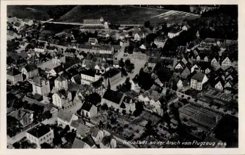Ak Neustadt an der Aisch Mittelfranken, Fliegeraufnahme