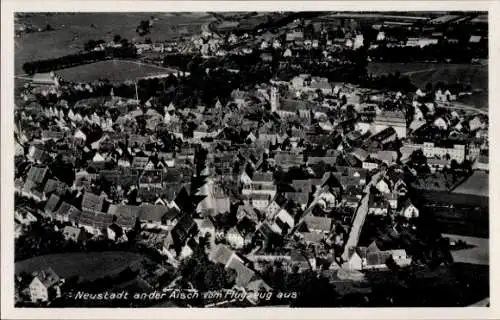 Ak Neustadt an der Aisch Mittelfranken, Fliegeraufnahme