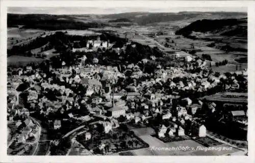 Ak Kronach in Oberfranken, Fliegeraufnahme