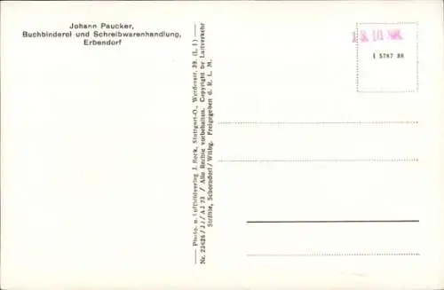 Ak Erbendorf in der Oberpfalz, Fliegeraufnahme