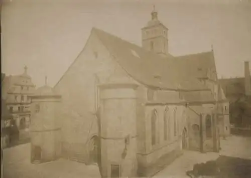 Original Foto Schweinfurt, St. Johannis Kirche, um 1900