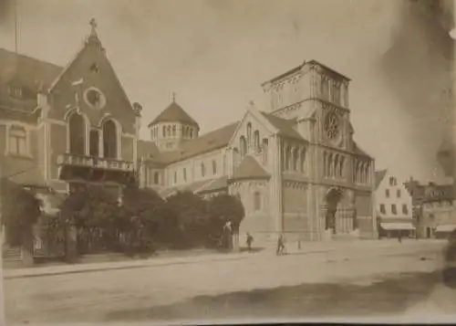 Original Foto Schweinfurt, Heilig-Geist-Kirche, um 1900