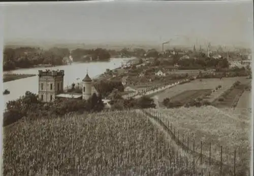 Original Foto Schweinfurt, Süd-Ost-Ansicht mit Peterstirn, um 1900