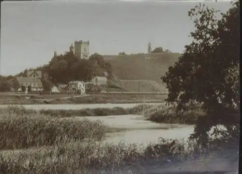 Original Foto Schweinfurt, Mainpartie mit Peterstirn, um 1900