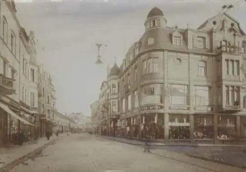 Original Foto Solingen, Stadtteil Ohligs, Düsseldorfer Straße, um 1900