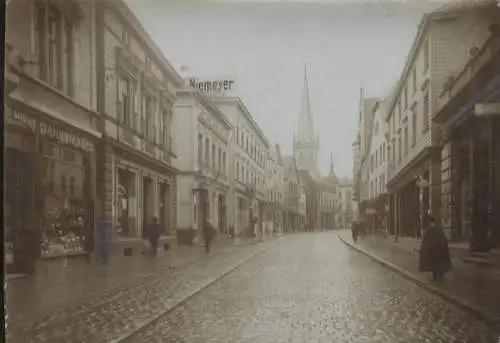 Original Foto Unna in Nordrhein-Westfalen, Bahnhofstraße, um 1900