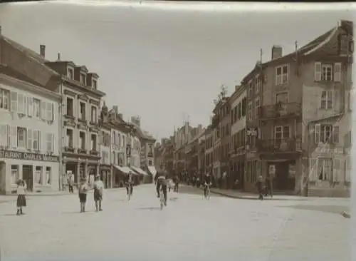 Original Foto Saarburg in Lothringen, Langestraße, um 1900