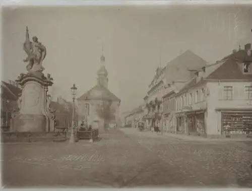 Original Foto Baden-Württemberg Rastatt, Kaiserstraße, um 1900