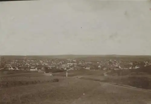 Original Foto Schrattenberg in Niederösterreich, Gesamtansicht, um 1900