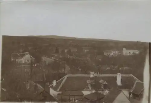 Original Foto Schrattenberg in Niederösterreich, Schule, um 1900