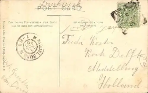 PC Boscastle Cornwall England, Village Street