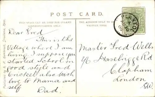 PC Plaxtol Kent England, Village