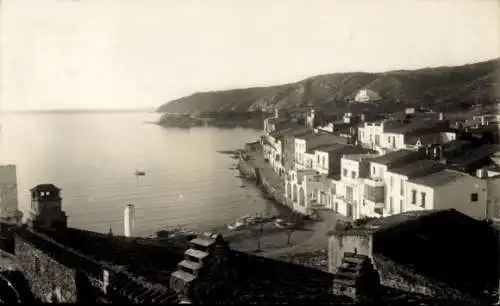 Ak Cadaqués Cataluña, Costa Brava, Panorama