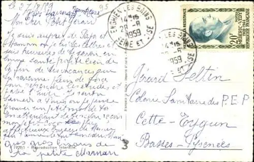 Ak Bernhardiner, Hund, Tierporträt