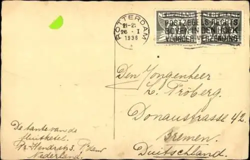 Ak Hansestadt Bremen, Vier Kätzchen in einem Korb