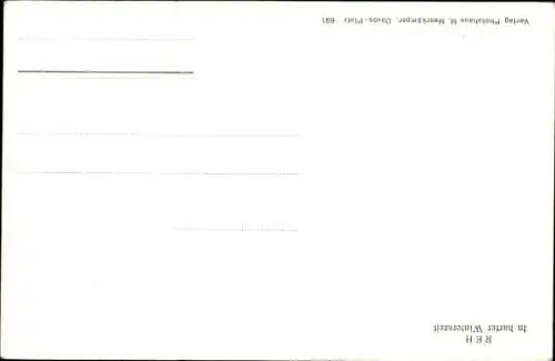 Ak Reh in harter Winterszeit, Tierportrait