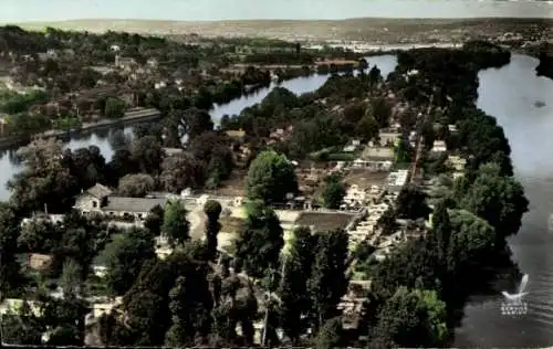 Ak Villennes sur Seine Yvelines, Panorama