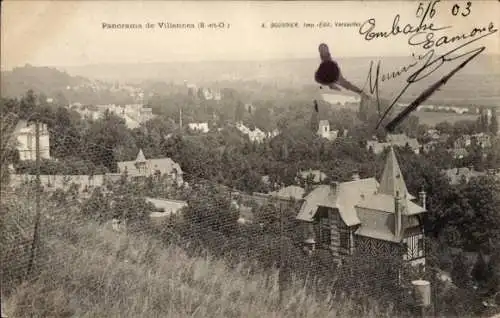 Ak Villennes sur Seine Yvelines, Panorama