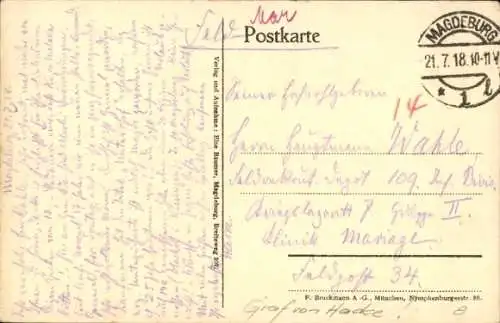 Ak Magdeburg an der Elbe, Domtürme