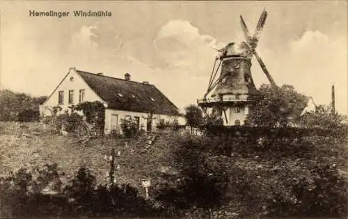 Ak Hemelingen Bremen, Hemelinger Windmühle