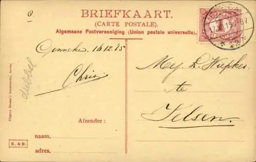 Ak Breda Nordbrabant Niederlande, Eine Übung mit dem Vestingbok an der königlichen Militärakad...