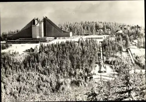 Ak Oberhof im Thüringer Wald, Interhotel Panorama, Winter