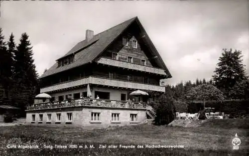 Ak Saig Lenzkirch im Schwarzwald, Café Alpenblick