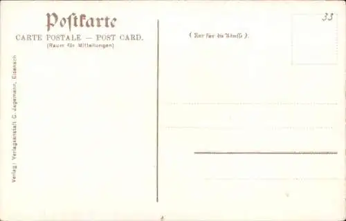 Ak Eisenach in Thüringen, schöne Detailansicht