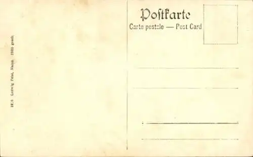 Ak Mainz am Rhein, Gesamtansicht von Stephansturm