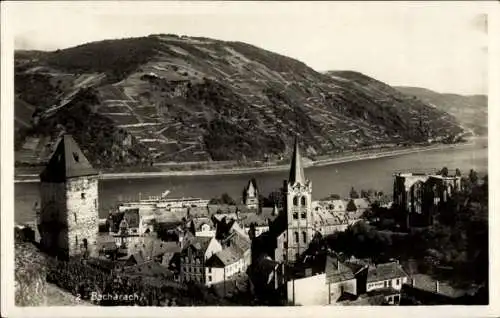 Ak Bacharach am Rhein, Gesamtansicht