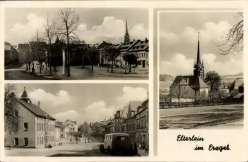 Ak Elterlein im Erzgebirge, Kirche, Ort