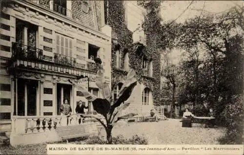 CPA Saint-Mandé Val de Marne, Pavillon "Les Marronniers"