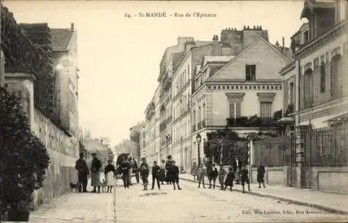 CPA Saint-Mandé Val de Marne, Rue de l'Epinette