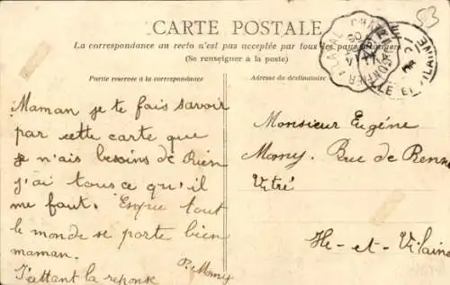 CPA Ballon Toujours-a-Mieux, construit par Valere Lecomte