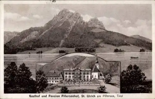 Ak Sankt Ulrich am Pillersee Tirol, Gasthof, Seeblick