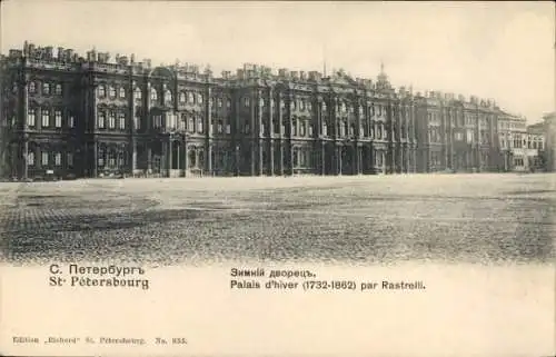 Ak Sankt Petersburg Russland, Winterpalast von Rastrelli