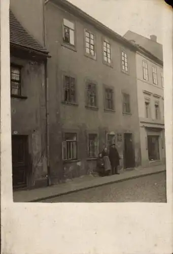 Foto Ak Zittau in Sachsen, Wohnhaus Grüne Straße 10, Anwohner