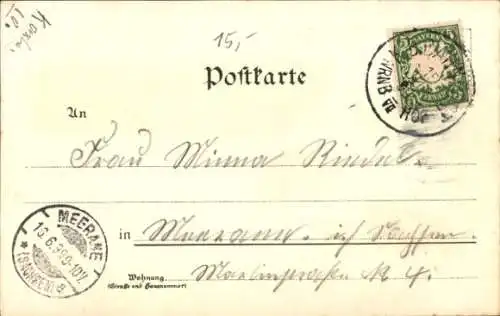 Litho Lichtenfels am Main Oberfranken, Schloss Banz, Vierzehnheiligen