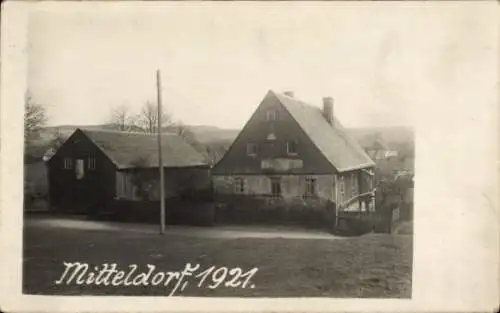 Foto Ak Mitteldorf Sohland an der Spree in Sachsen, Bauernhof